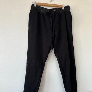 Black lightweight joggers